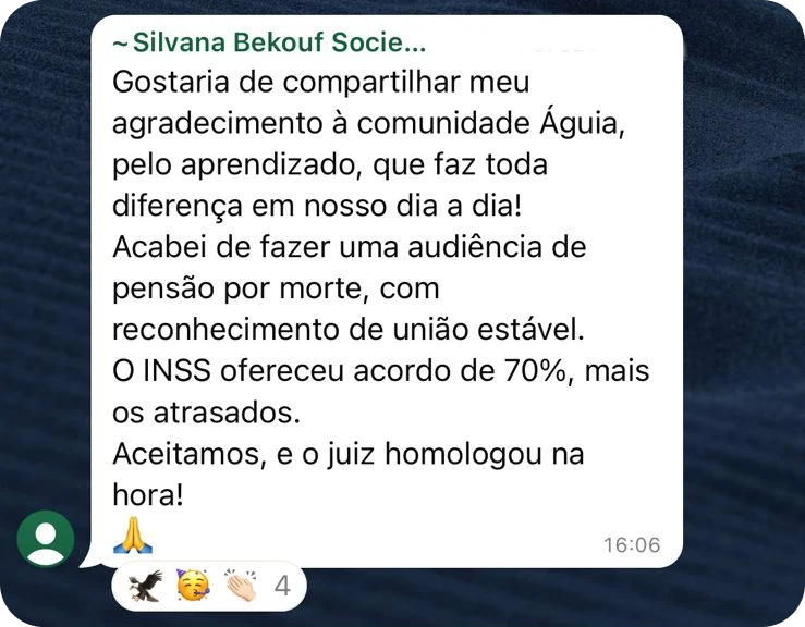 Depoimento de aluno da ePREV